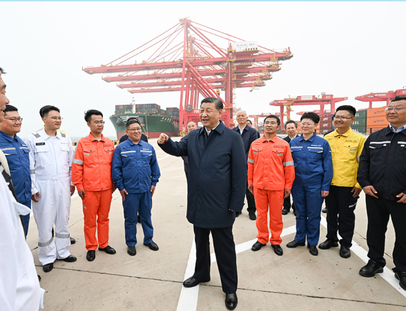 第一观察 | 领会总书记多次考察港口的深意